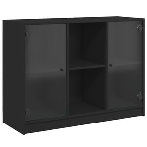 vidaXL Sideboard | Black | Engineered wood | Medium | Storage | Sideboard