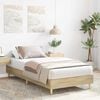 vidaXL Bed Frame No Mattress Sonoma Oak 90x190 cm Single Engineered Wood