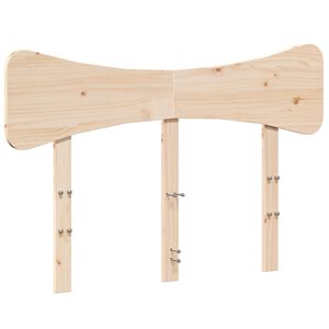 vidaXL Headboard 135 cm Solid Wood Pine