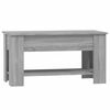 vidaXL Coffee Table Grey Sonoma 101x49x52 cm Engineered Wood