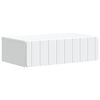 vidaXL Wall-Mounted Side Table White 59 x 34.5 x 17 cm Engineered Wood