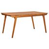 vidaXL Garden Table | Brown | Solid Acacia wood | 150x90 cm | Durable