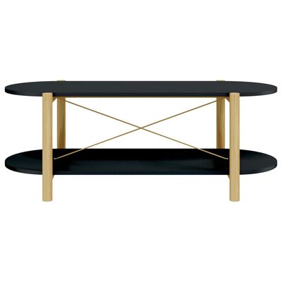 vidaXL Coffee Table Black 110x48x40 cm Engineered Wood