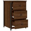 vidaXL Bedside Cabinets 2 pcs Brown Oak 40x36x60 cm Engineered Wood