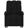 vidaXL Stand up Massage Recliner Chair Black Fabric