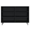 vidaXL Sideboard Black 103.5x35x70 cm Engineered Wood