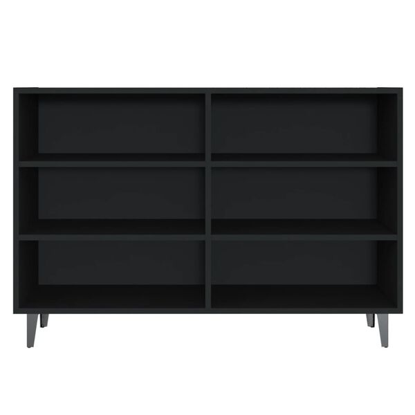 vidaXL Sideboard Black 103.5x35x70 cm Engineered Wood