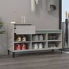 vidaXL Shoe Cabinet Concrete Grey 102x36x60 cm Engineered Wood