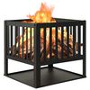 vidaXL Fire Pit 40x40x40 cm Steel