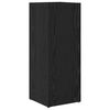 vidaXL Umbrella Stand Black Oak 25 x 24.5 x 64 cm Engineered Wood