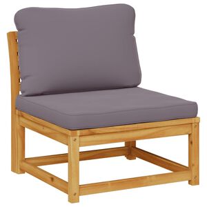 vidaXL Garden Sofa with Cushions Solid Wood Acacia