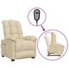 vidaXL Stand up Chair Cream Fabric