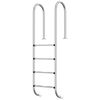 vidaXL Pool Ladder 54x38x184,5 cm 304 Stainless Steel