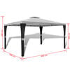 vidaXL Gazebo with Roof 3x4 m Cream White