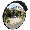 vidaXL Outdoor Convex Traffic Mirror Black &Oslash;60 cm Polycarbonate