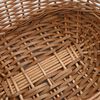 vidaXL Firewood Basket with Carrying Handles 58x42x29 cm Natural Willow