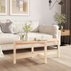 vidaXL Coffee Table 118x63x45 cm Solid Wood Pine