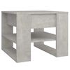 vidaXL Coffee Table Concrete Grey 55,5x55x45 cm Engineered Wood