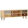 vidaXL TV Cabinet 120x30x40 cm Solid Mango Wood