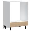 vidaXL Oven Cabinet Kalmar High Gloss White Engineered Wood