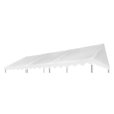 vidaXL Gazebo Top Cover PVC 500 g/m² 3x6 m White