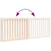vidaXL Dog Gate Foldable 2 Panels 160 cm Poplar Wood