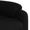 vidaXL Stand up Massage Recliner Chair Black Fabric