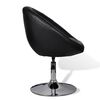 vidaXL Bar Chairs 2 pcs Black Faux Leather