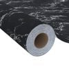 vidaXL Self-adhesive Furniture Film Black Stone 500x90 cm PVC