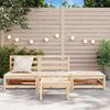 vidaXL 3 Piece Garden Lounge Set Solid Pinewood
