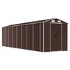 vidaXL Garden Shed | Brown | Galvanised Steel | Large | Durable | Garden Shed