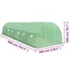 vidaXL Greenhouse 27m² 900x300x200 cm