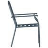 vidaXL Garden Chair 4 pcs Anthracite 56 x 65 x 89 cm Steel