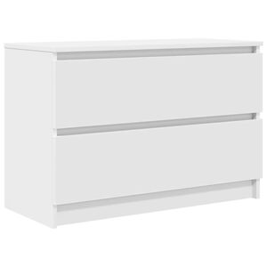vidaXL TV Cabinet White 80x35x54 cm Engineered Wood