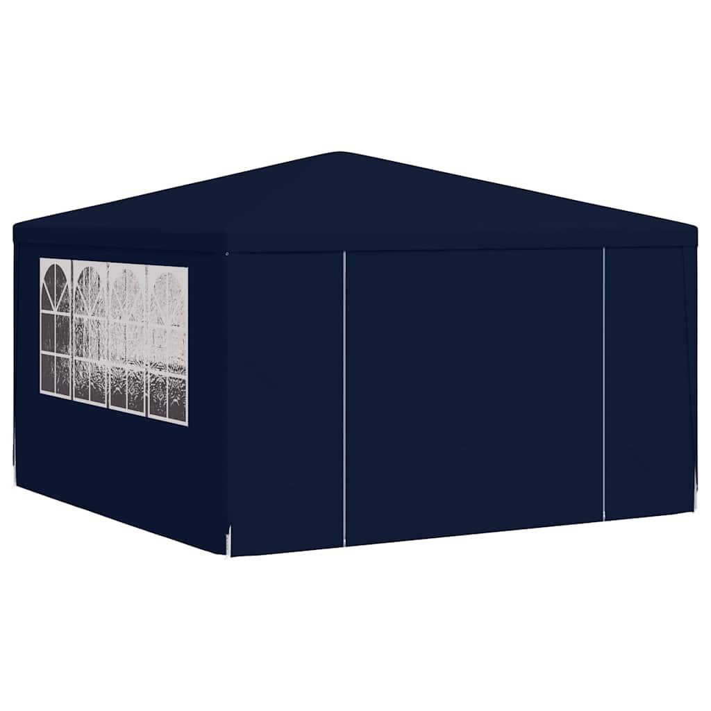 vidaXL Professional Party Tent with Side Walls 4x4 m Blue 90 g/m