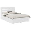 vidaXL Bed Frame with Drawer White 150 x 200 cm Engineered Wood