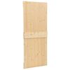 vidaXL Door NARVIK Natural 100 x 210 cm Solid Pine Wood