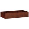 vidaXL Retaining Wall 6 pcs 200 x 100 x 50 cm Weathering Steel Rusty