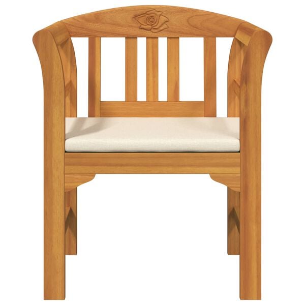 vidaXL Bench Natual Oil Finsing 68.5 x 46 x 82.5 cm Solid Acacia Wood