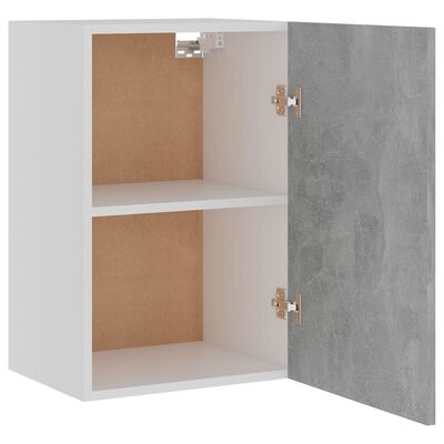 vidaXL Hanging Cabinet Concrete Grey 39.5x31x60 cm Engineered Wood