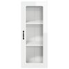 vidaXL Kitchen Cabinet with Shelf High Gloss White 40 x 31 x 100 cm