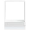 vidaXL Oven Cabinet Porto High Gloss White Engineered Wood