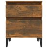 vidaXL Bedside Cabinets 2 pcs Smoked Oak 40x35x50 cm
