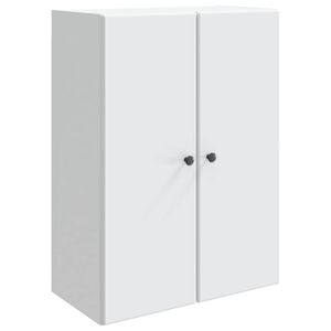 vidaXL Wall-Mounted Cabinet White 66 x 34.5 x 90 cm Engineered Wood