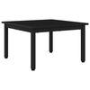 vidaXL Coffee Table Black Oak 60 x 60 x 36 cm Engineered Wood