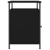 vidaXL Bedside Cabinet Black 40x42x60 cm Engineered Wood