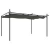 vidaXL Pergola with Retractable Roof Anthracite 395x292x230 cm