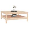 vidaXL Coffee Table 100x100x40 cm Solid Wood Pine