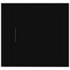 vidaXL Wall-mounted Bedside Cabinets 2 pcs Black 50x30x47 cm