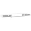 vidaXL Wall-mounted TV Cabinet Wall-Mounted White 220 x 28 x 21 cm